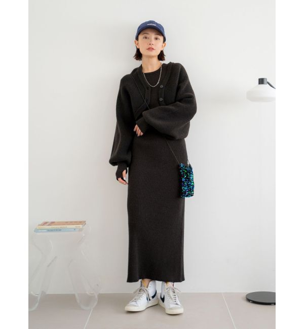 Ungrid「ボレロセットニットワンピース」|ワンピース|
