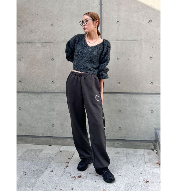 Ungrid「エンブロイダリースウェットパンツ」|その他|