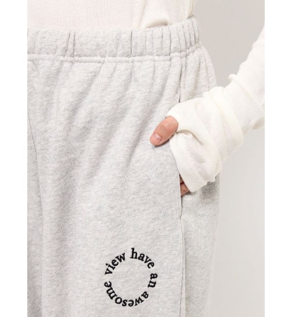 Ungrid「エンブロイダリースウェットパンツ」|その他|
