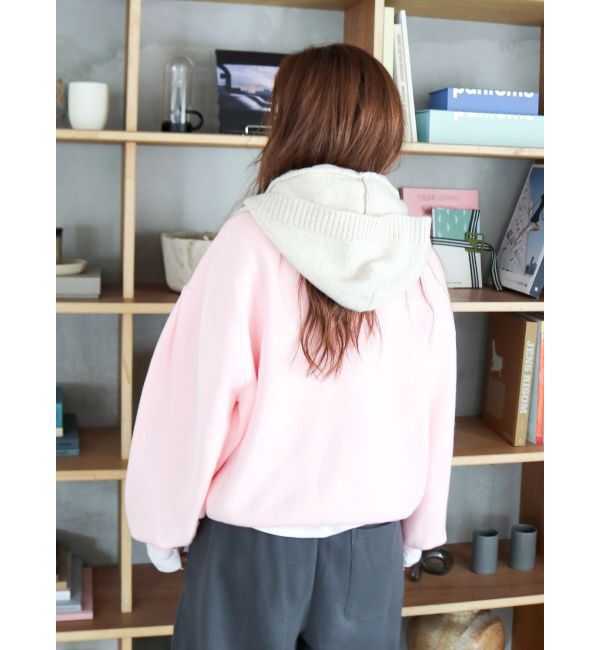 Ungrid「フードニットマフラー」|マフラー|