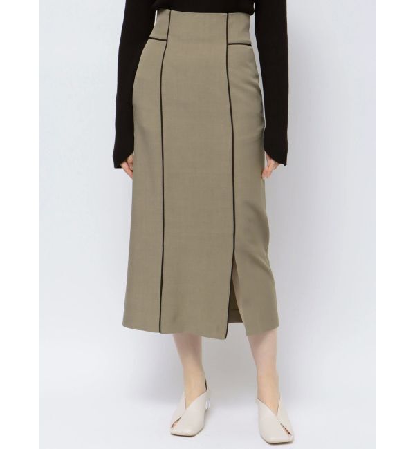 LAGUNAMOON「バイカラーパイピングスカート」|スカート|