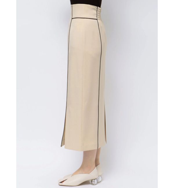 LAGUNAMOON「バイカラーパイピングスカート」|スカート|