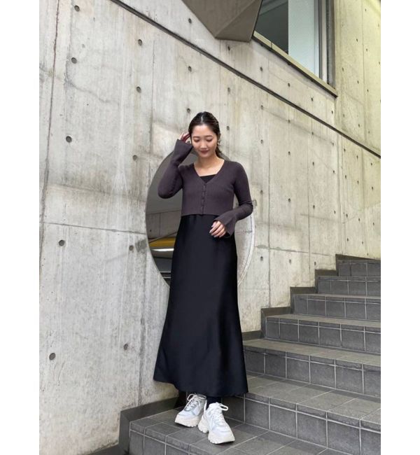 LAGUNAMOON「カーデセットキャミワンピース」|ワンピース|