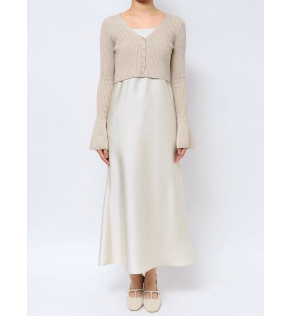 LAGUNAMOON「カーデセットキャミワンピース」|ワンピース|