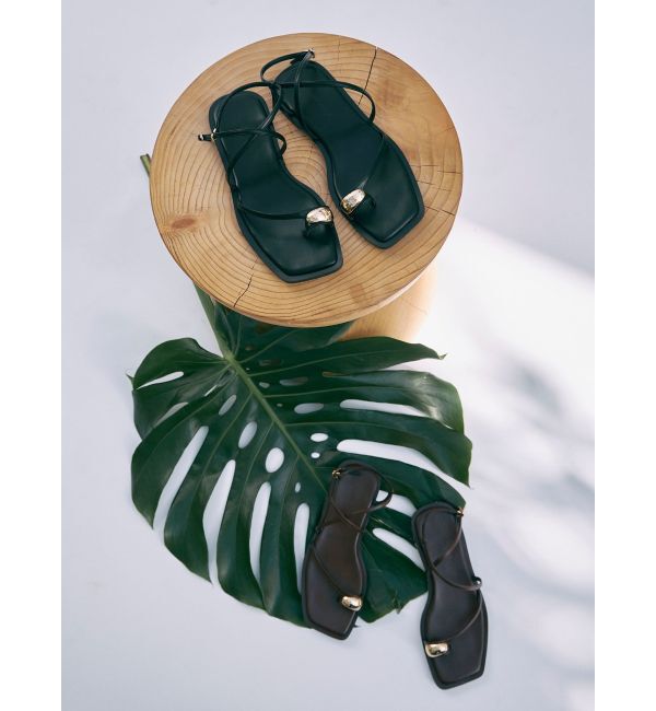 LAGUNAMOON「フラットトングサンダル」|サンダル|