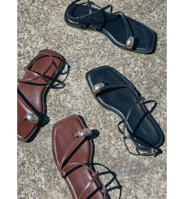 LAGUNAMOON「フラットトングサンダル」|サンダル|