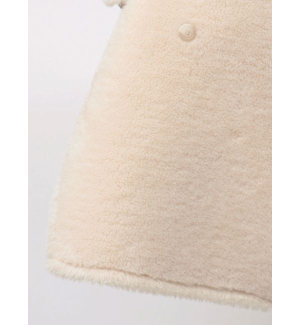 LAGUNAMOON「フェイクムートンスタンドカラーコート」|その他|