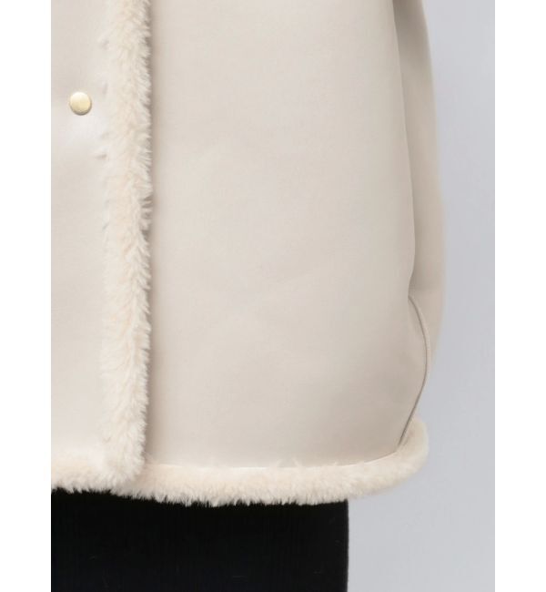 LAGUNAMOON「フェイクムートンスタンドカラーコート」|その他|