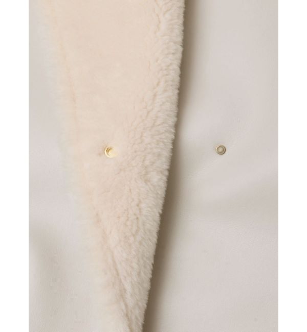 LAGUNAMOON「フェイクムートンスタンドカラーコート」|その他|