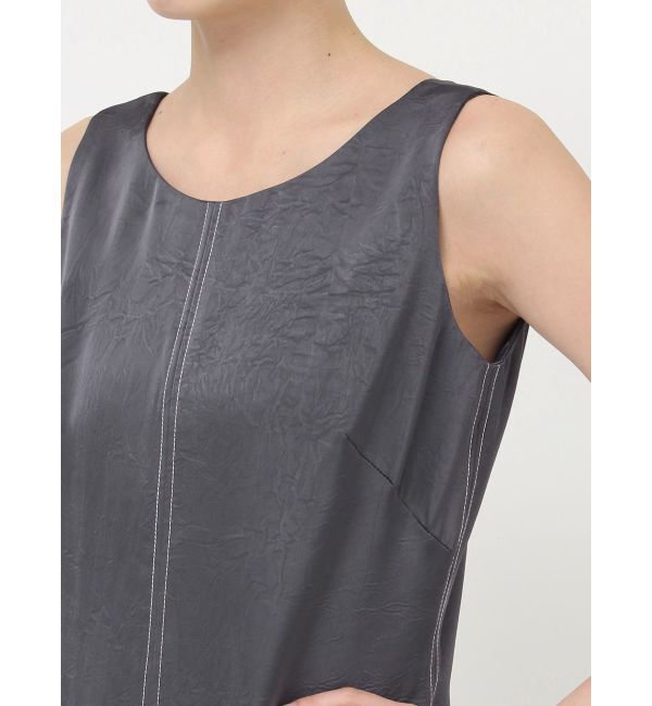 LAGUNAMOON「【WEB限定】サテンIラインワンピース」|ワンピース|