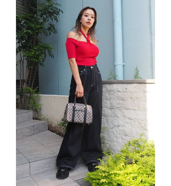 EVRIS「ボトルネックデザインオフショルトップス」|Tシャツ・カットソー|