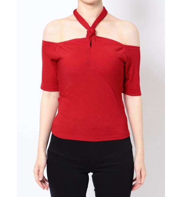 EVRIS「ボトルネックデザインオフショルトップス」|Tシャツ・カットソー|