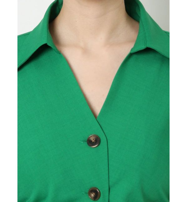 EVRIS「シャツミニワンピース」|ワンピース|