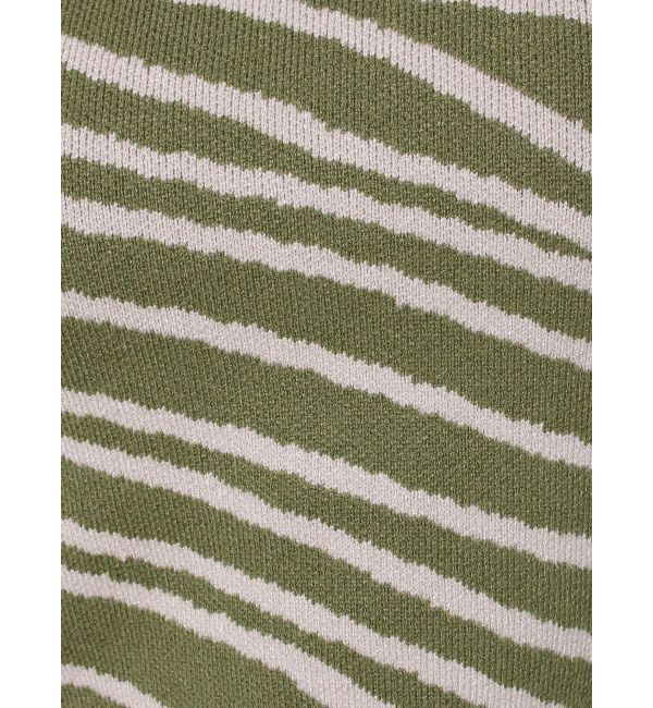 EVRIS「ジオメトリックニットベアトップ【セットアップ着用可能】」|チューブトップ|