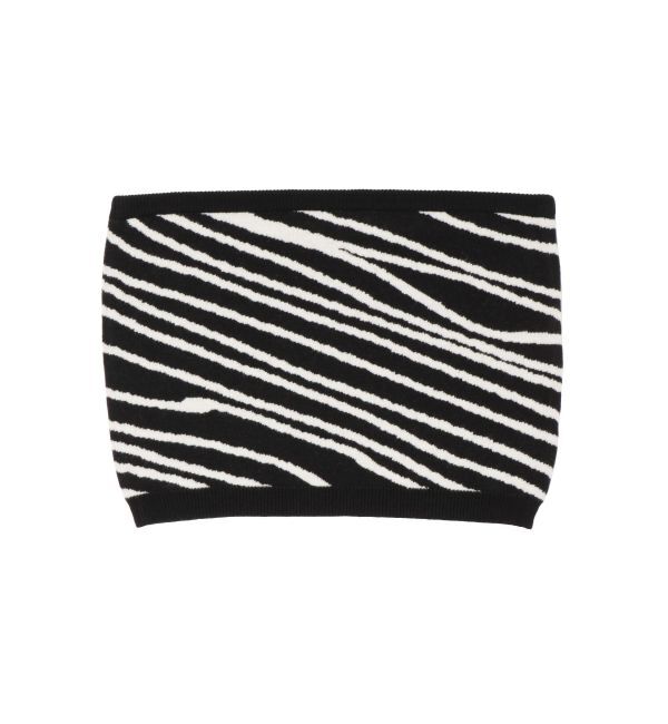 EVRIS「ジオメトリックニットベアトップ【セットアップ着用可能】」|チューブトップ|