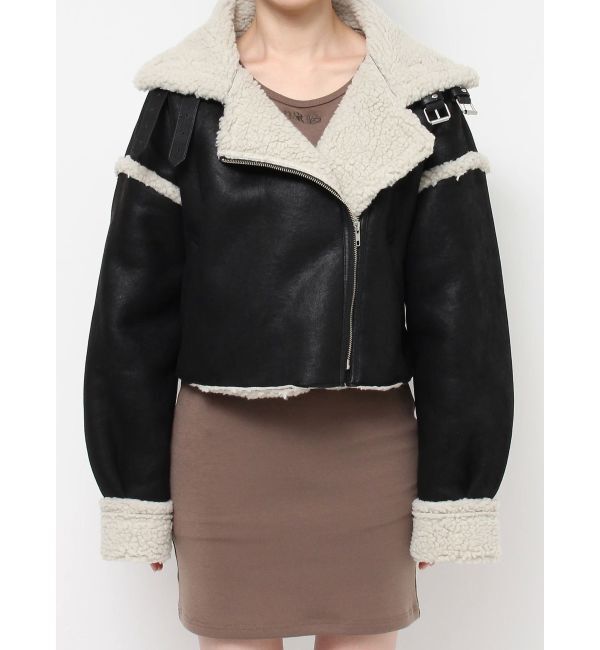 EVRIS「ショートボアブルゾン」|ブルゾン・スタジャン|