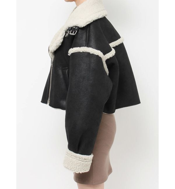 EVRIS「ショートボアブルゾン」|ブルゾン・スタジャン|