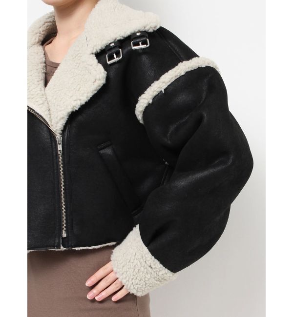 EVRIS「ショートボアブルゾン」|ブルゾン・スタジャン|