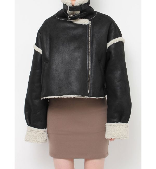 EVRIS「ショートボアブルゾン」|ブルゾン・スタジャン|