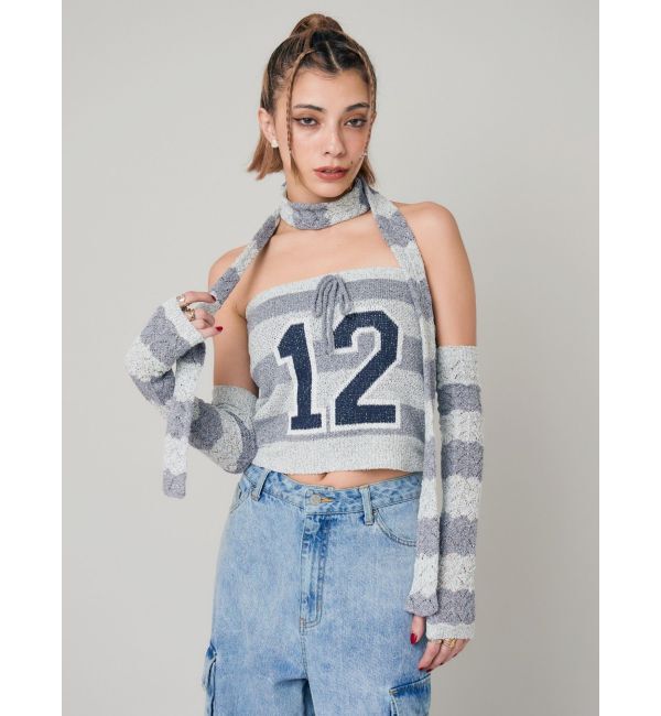 EVRIS「ストールSETニットトップス」|ニット・セーター|