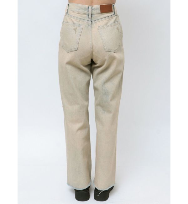 EVRIS「ダメージワイドヴィンテージライクデニムパンツ」|デニム|