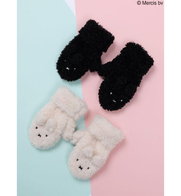 merry jenny「【kids】mocomoco miffy mitten」|手袋|