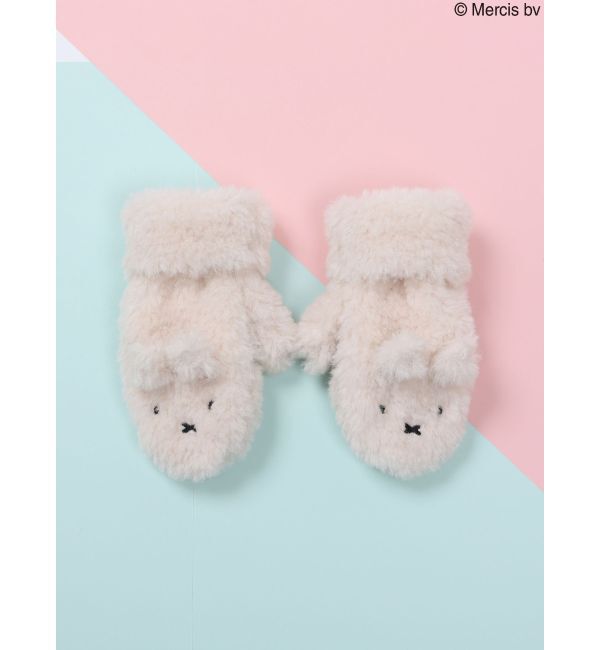 merry jenny「【kids】mocomoco miffy mitten」|手袋|