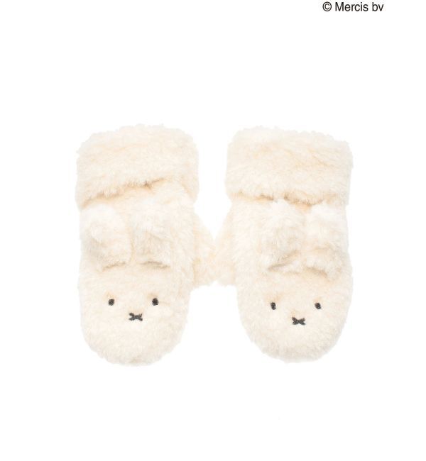merry jenny「【kids】mocomoco miffy mitten」|手袋|