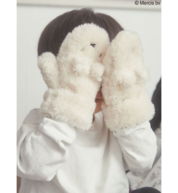 merry jenny「【kids】mocomoco miffy mitten」|手袋|