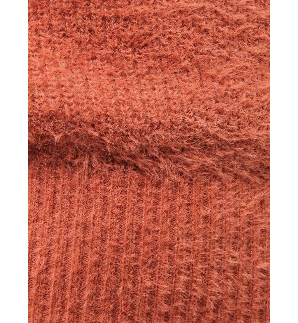 GYDA「Vネック シャギーニットワンピース」|ワンピース|