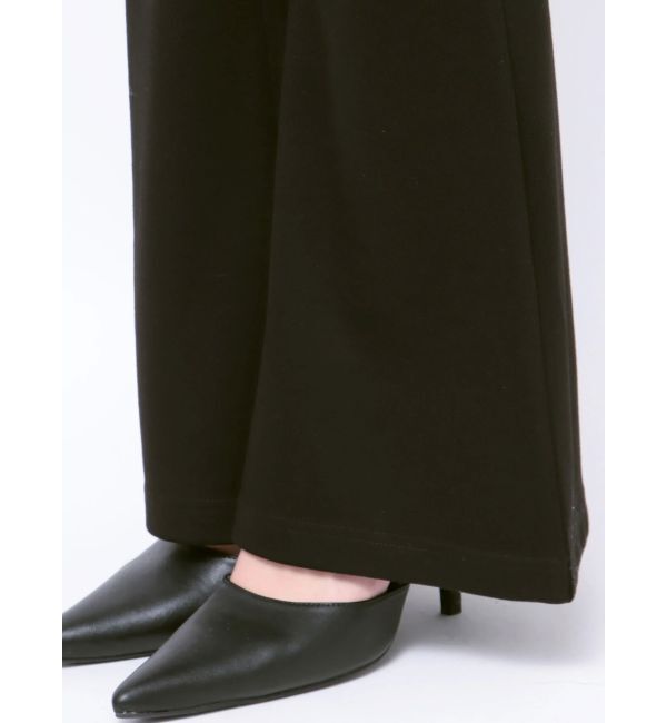 GYDA「ハイウエスト カットジャカード フレアパンツ」|その他|