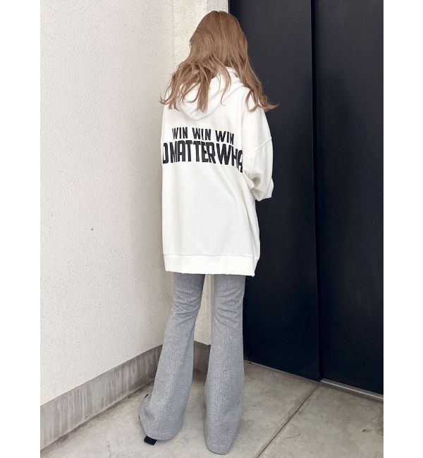 GYDA「ハイウエスト カットジャカード フレアパンツ」|その他|