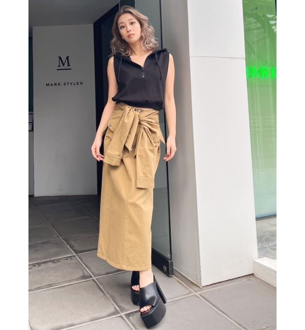 GYDA「loinclothロングスカート」|スカート|