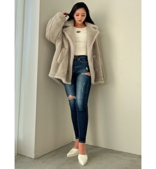 GYDA「コクーンエコファーブルゾン」|ブルゾン・スタジャン|