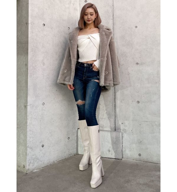 GYDA「コクーンエコファーブルゾン」|ブルゾン・スタジャン|