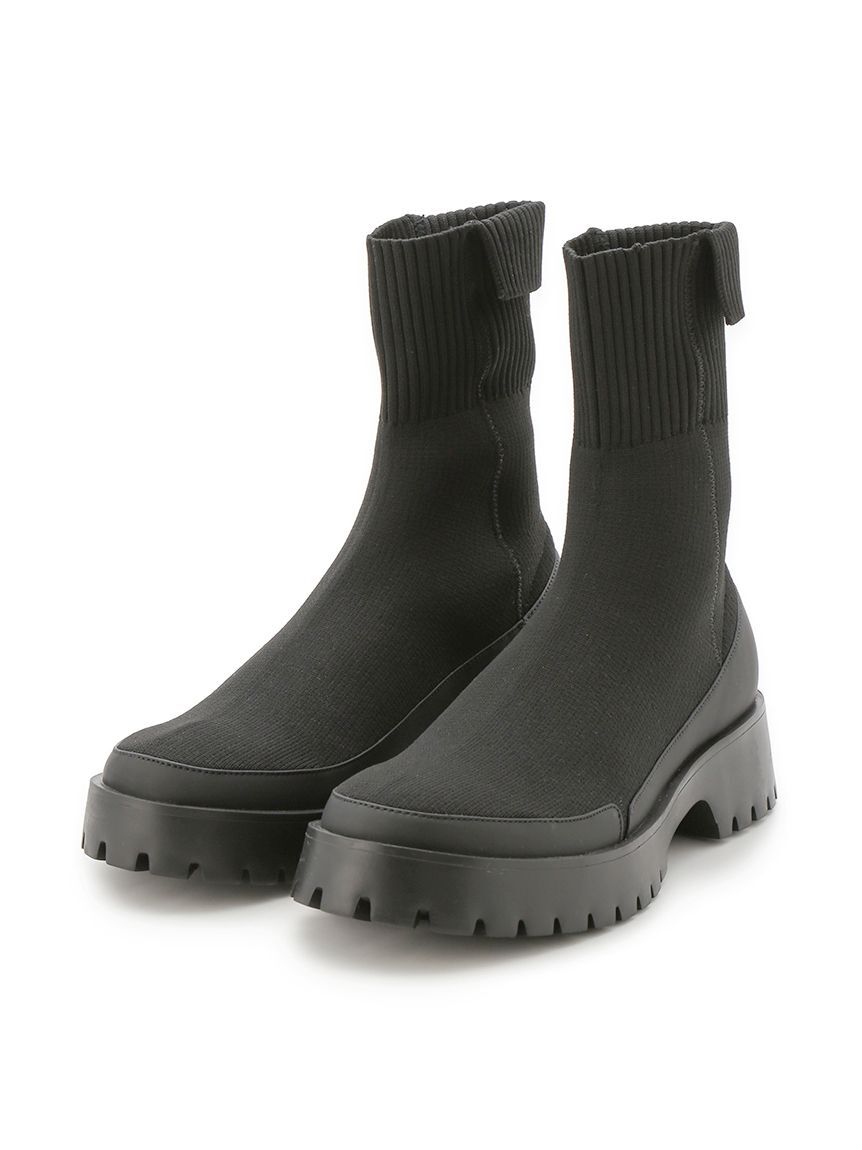 emmi atelier「eco ニットブーツ」|ショートブーツ|