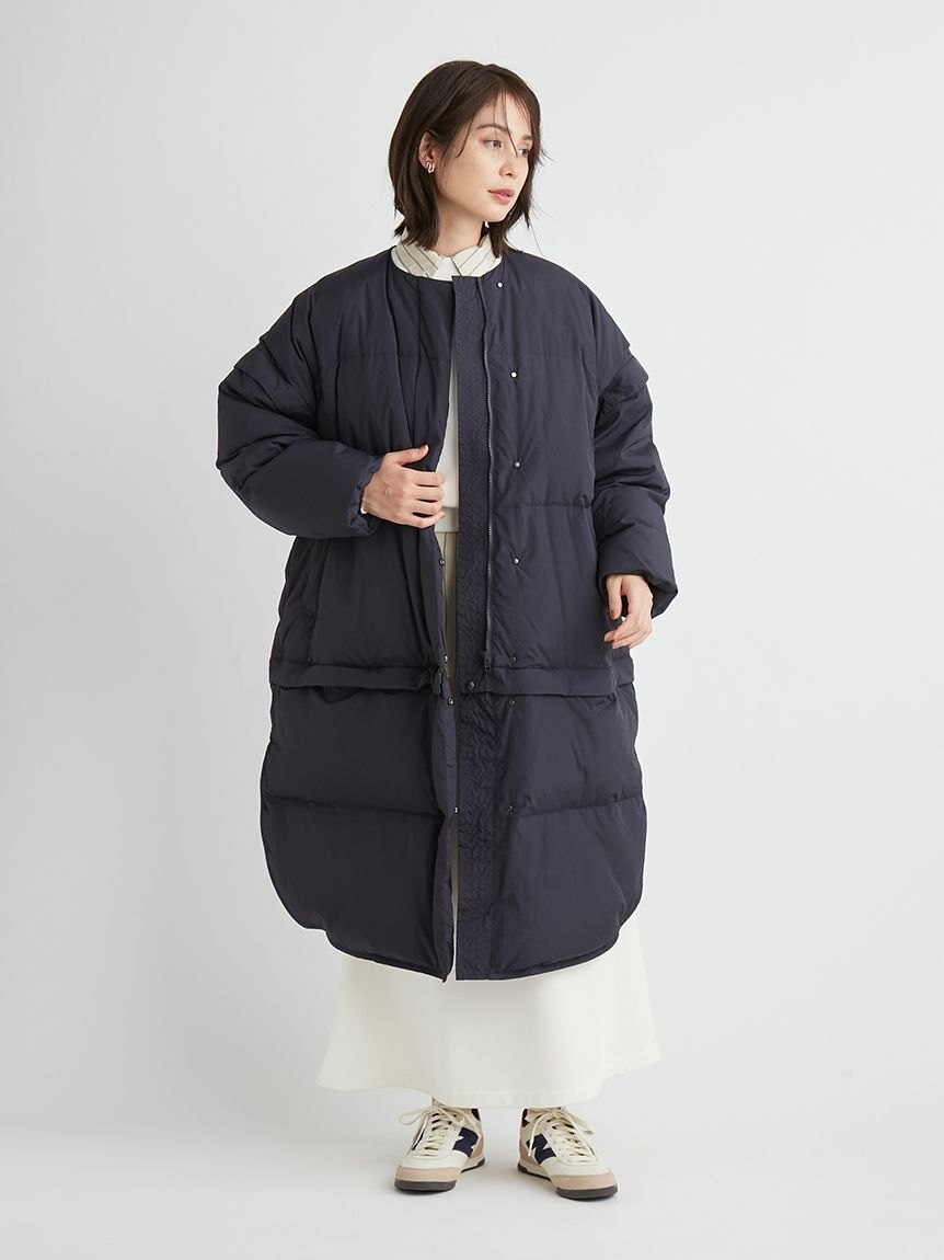 emmi atelier「【金子綾 for emmi】ecoマルチウェイダウンコート」|ダウン|