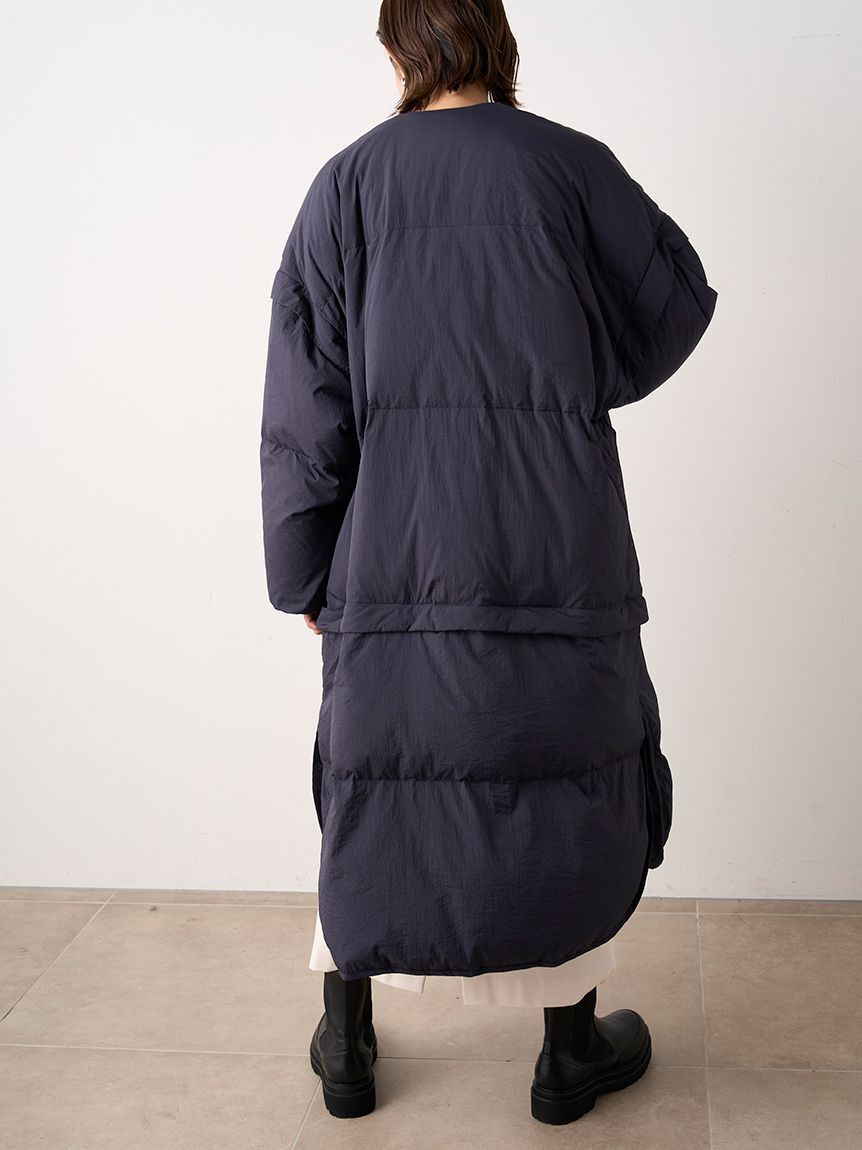 emmi atelier「【金子綾 for emmi】ecoマルチウェイダウンコート」|ダウン|