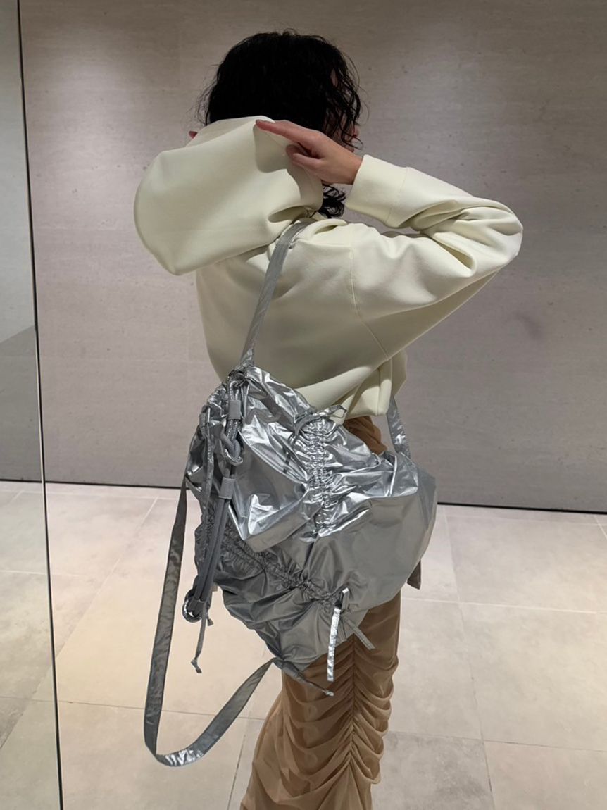 emmi atelier「【IPSA/emmi】ダンボールフーディートップス」|Tシャツ・カットソー|