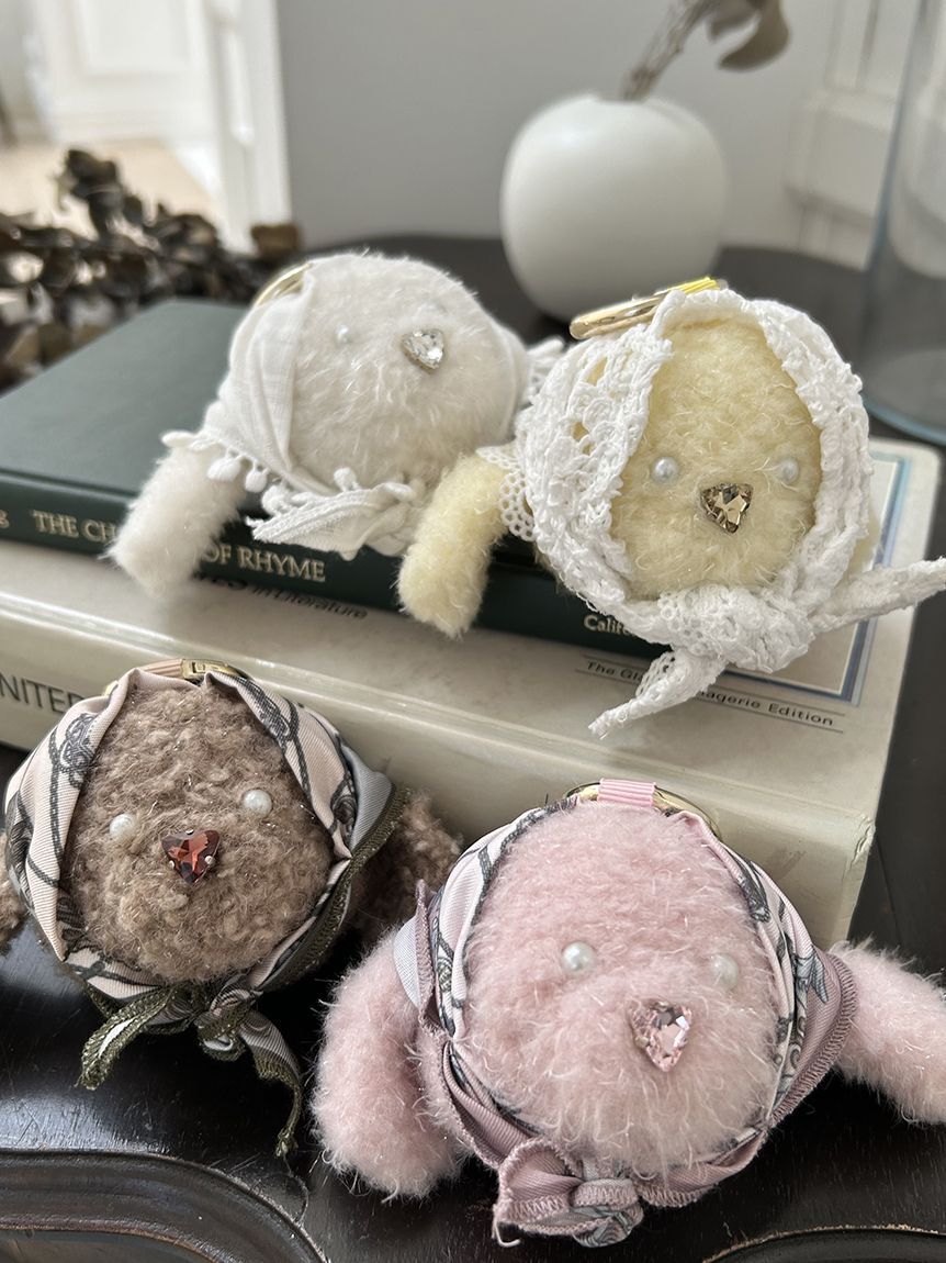 SNIDEL「スカーフモッフィーチャーム」|キーケース|