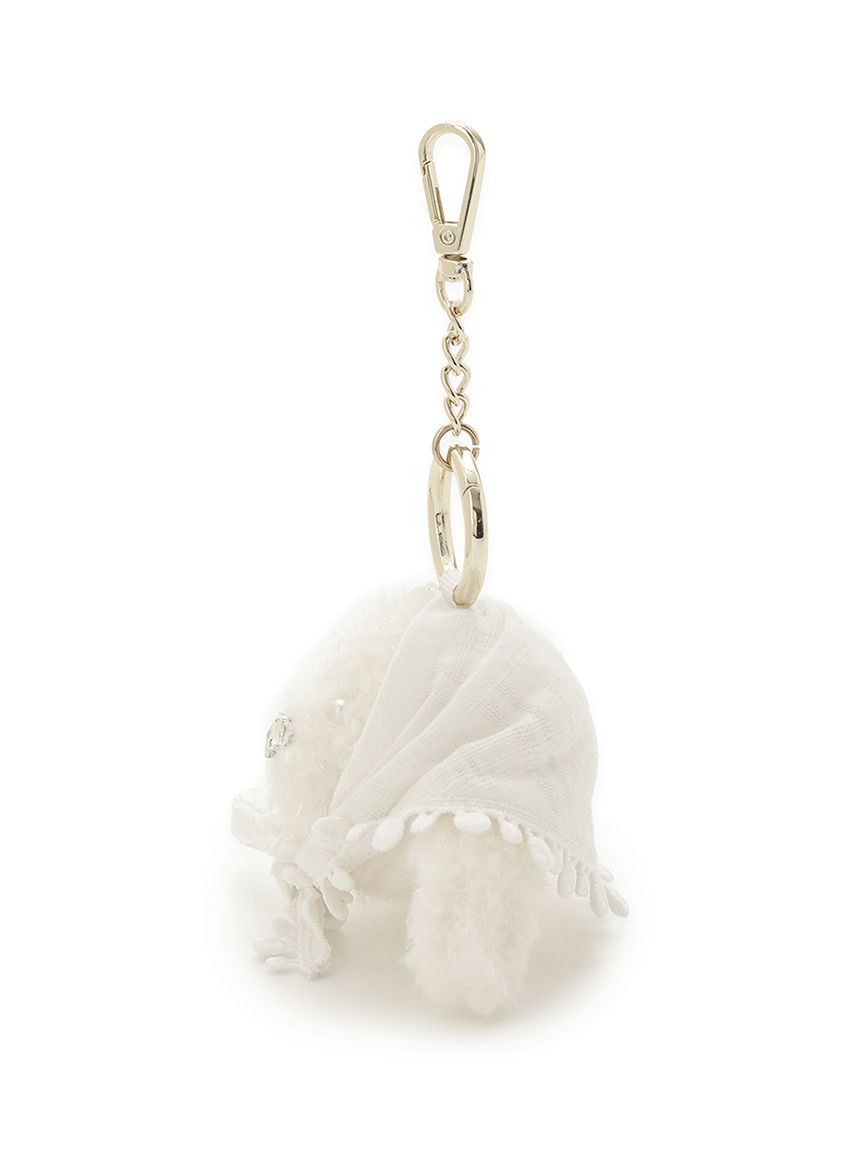 SNIDEL「スカーフモッフィーチャーム」|キーケース|