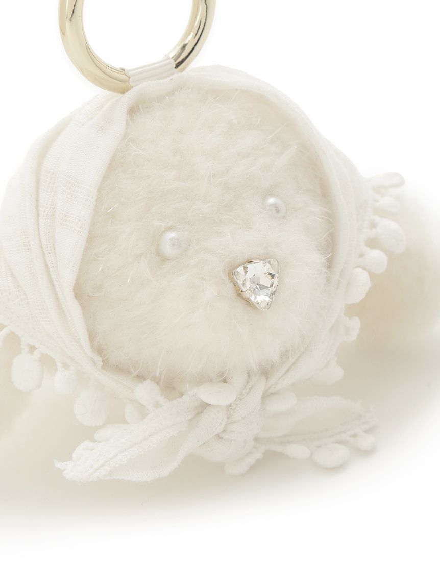 SNIDEL「スカーフモッフィーチャーム」|キーケース|