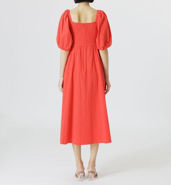  「【手洗い可】バルーンスリーブワンピース」|ワンピース|