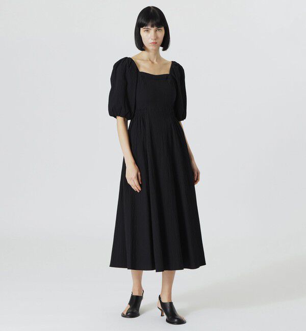  「【手洗い可】バルーンスリーブワンピース」|ワンピース|