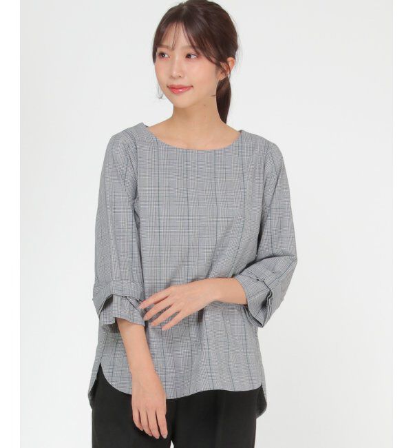 IKKA LOUNGE「袖リボンブラウス」|シャツ・ブラウス|グレイ