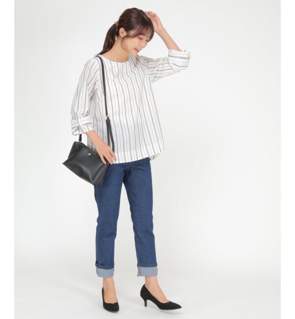 IKKA LOUNGE「袖リボンブラウス」|シャツ・ブラウス|