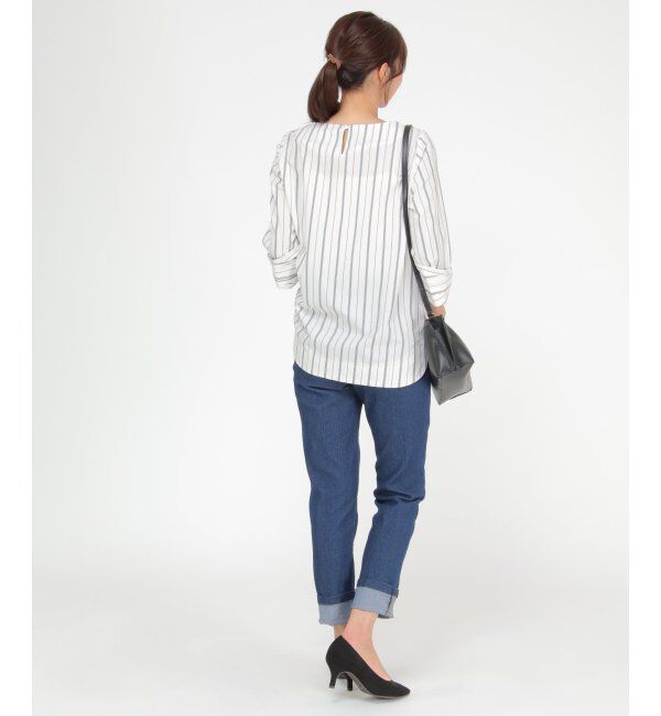 IKKA LOUNGE「袖リボンブラウス」|シャツ・ブラウス|