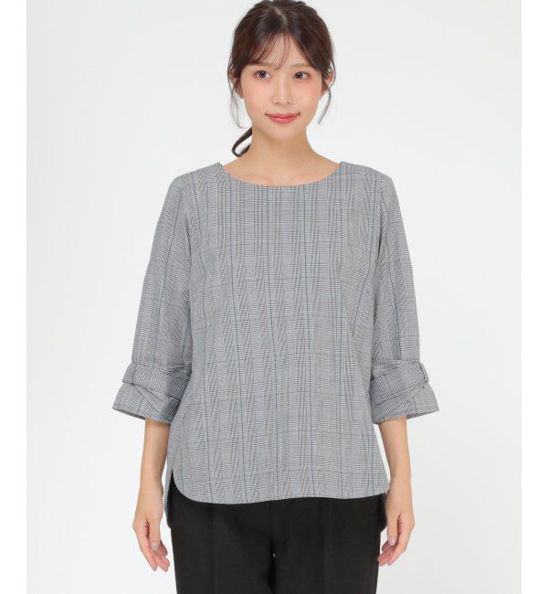 IKKA LOUNGE「袖リボンブラウス」|シャツ・ブラウス|