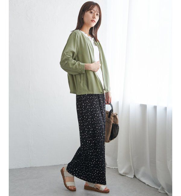 ikka「シアシャツブルゾン」|ブルゾン・スタジャン|