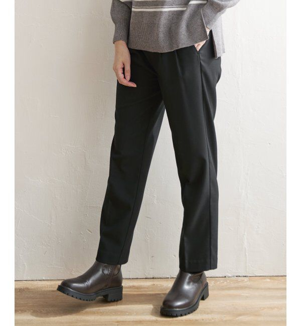 ikka「あたたか Beasystretch パンツ」|その他|ブラック